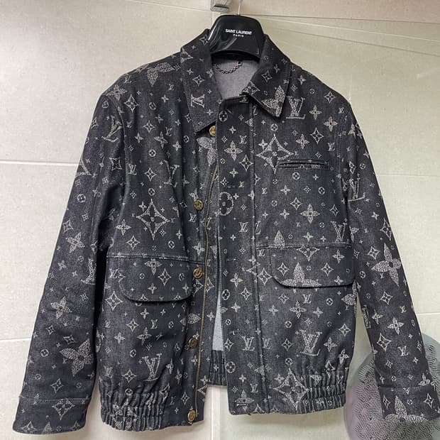 [46] 루이비통 모노그램 블루종 데님자켓 청자켓