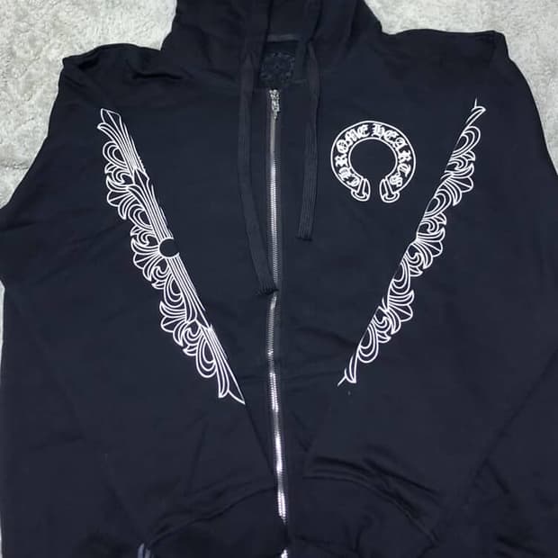 크롬하츠 홀스슈 후드집업 XL