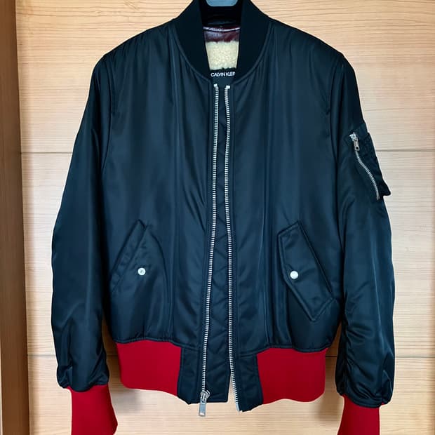 라프시몬스 ck 무스탕 봄버