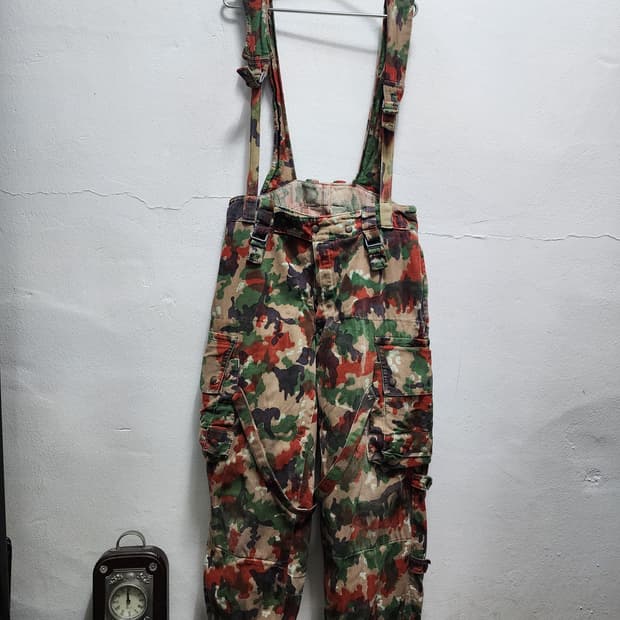 80s 스위스군 알펜플라주 M83 롤업 팬츠