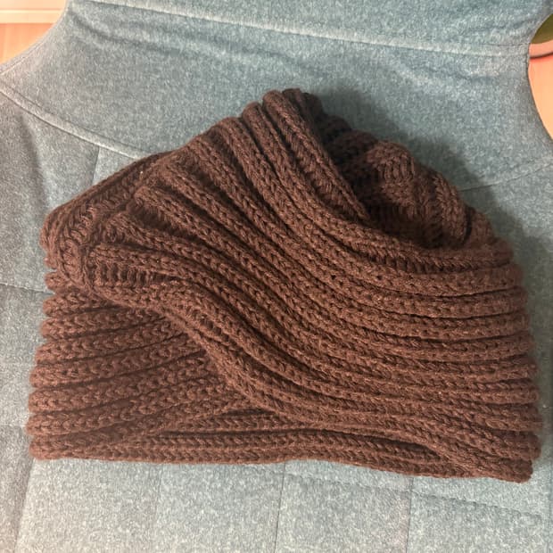 터번 비니 브라운 