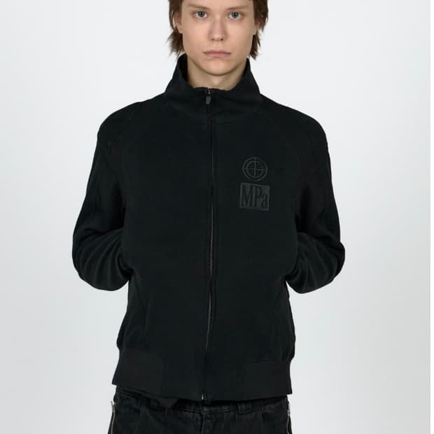 (S) MPa CONTRAST ZIPPED JACKET (BLACK) 