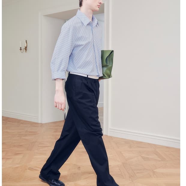 Aieul 스트라이프 셔츠 (48size)