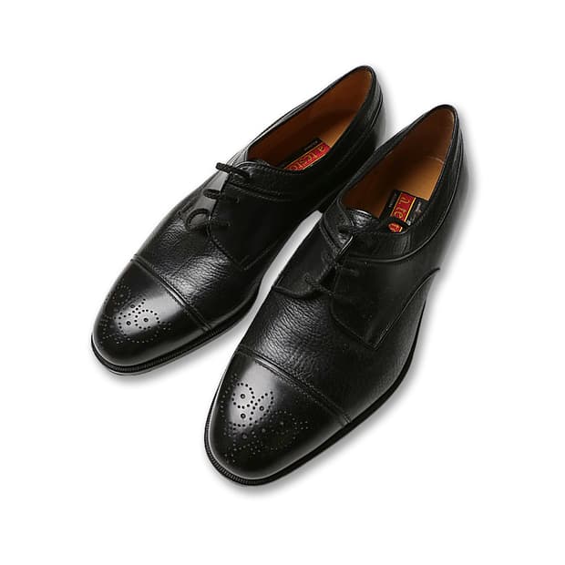 아테스토니 [A. Testoni] 볼로냐 블랙 가죽 윙팁 구두 클래식