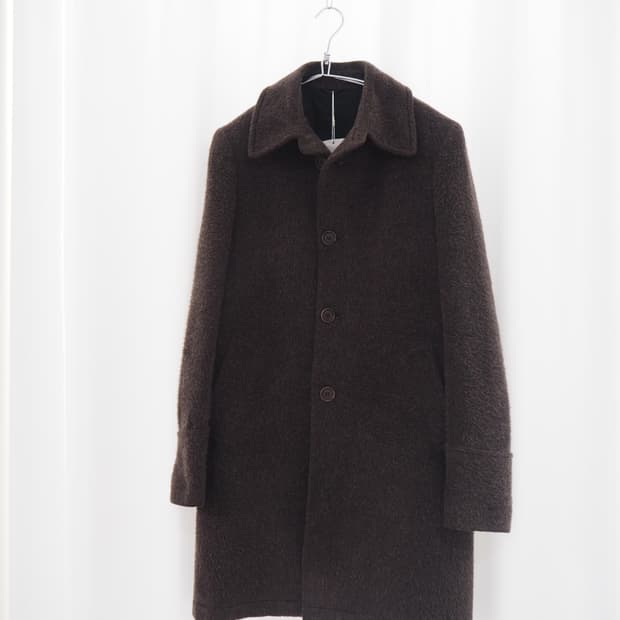 CuSTUME HOMME mohair blend coat 