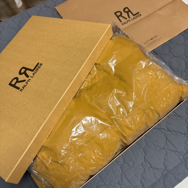 25신상 새상품) 더블알엘 립스탑 파카 (패딩 자켓)