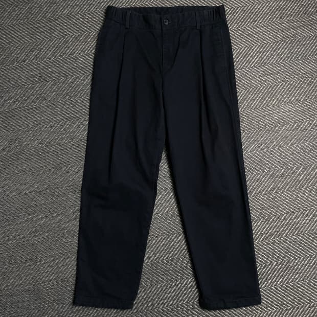 지오지아 코튼 루즈핏 미니멀 팬츠o 5111