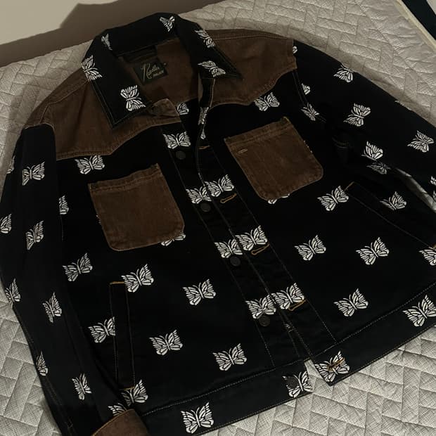 팔라스 x 니들스 웨스턴 데님 자켓 블랙 - 24FW