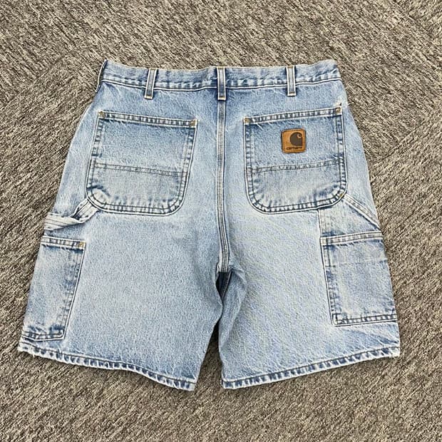 (허단42)칼하트 데님 반바지-M1991