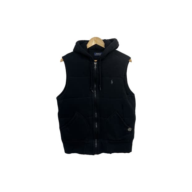 폴로 랄프로렌 포니 로고 후드 베스트 집업 조끼
