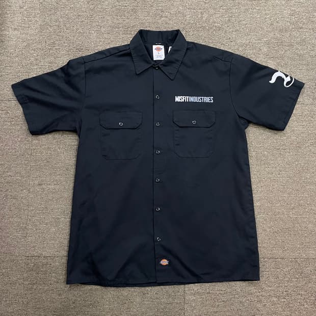 (L) Dickies 디키즈 반팔 셔츠 프린팅