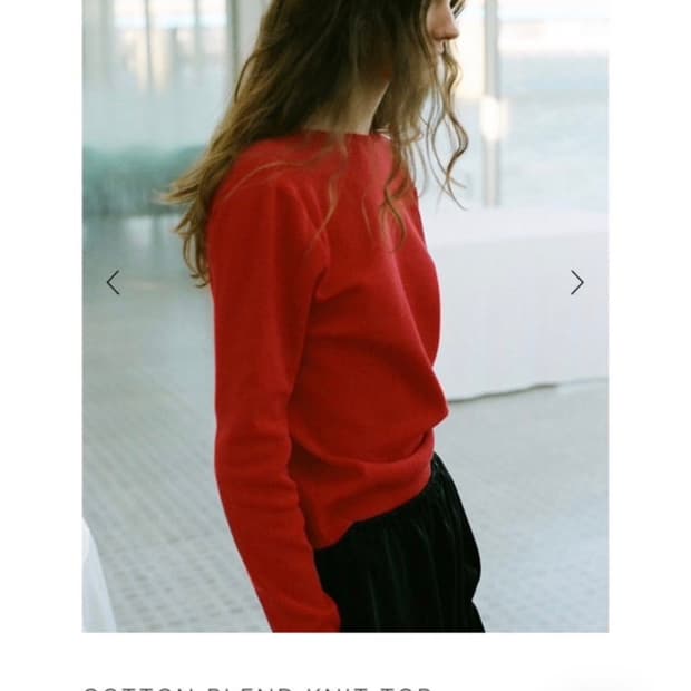 Le17SEPTEMRE  BLEND KNIT TOP(black)