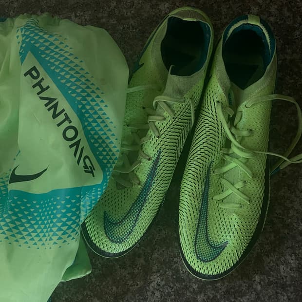 나이키 팬텀 GT 엘리트 DF FG 라임 글로우 아쿠아마린