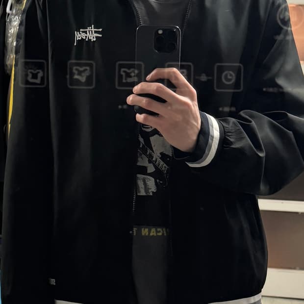 80s 스투시 GEAR 트랙 자켓 L사이즈