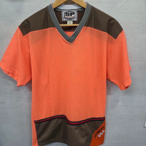 사우스폴 usa 빈티지 메쉬 반팔 L