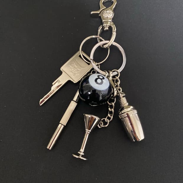 빈티지 감성 바 키링