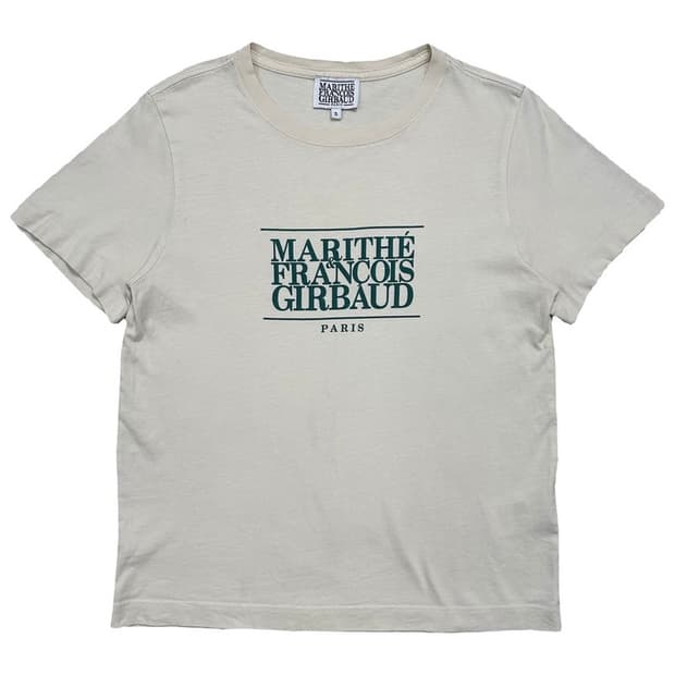 MARITHE FRANCOIS GIRBAUD 티셔츠 라이트베이지 S