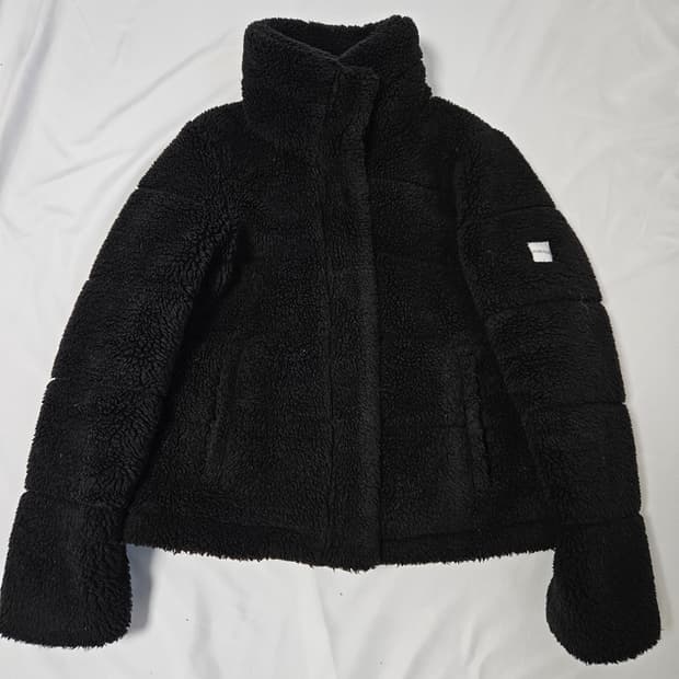 켈빈클라인 CK 하이넥 부클 후리스 플리스 쉐르파 자켓 XS 오버핏