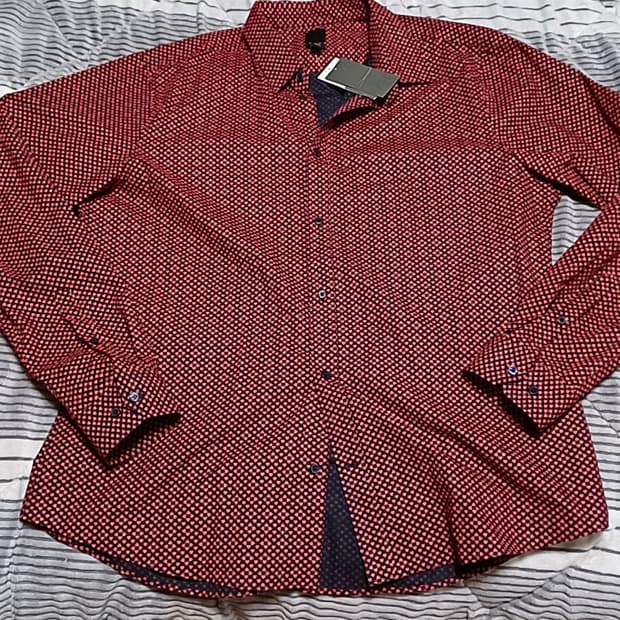 H&M 미사용 하트도트셔츠 빅사이즈115 가슴65 기장82