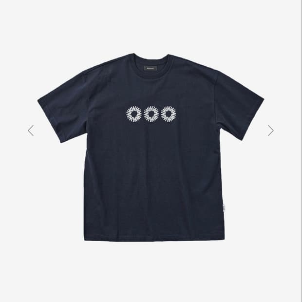 999휴머니티 EVERYDAY LOGO HALF TEE NAVY 반팔