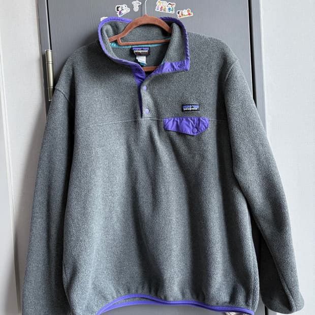 (우먼 XL, 맨즈 L) 파타고니아 신칠라 그레이(니켈)/퍼플