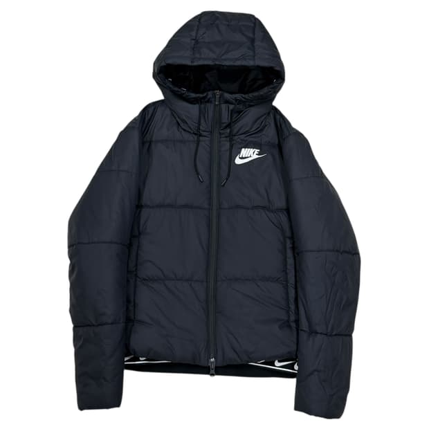 나이키 여성 신세틱 필 다운 후드 숏패딩 블랙 XS