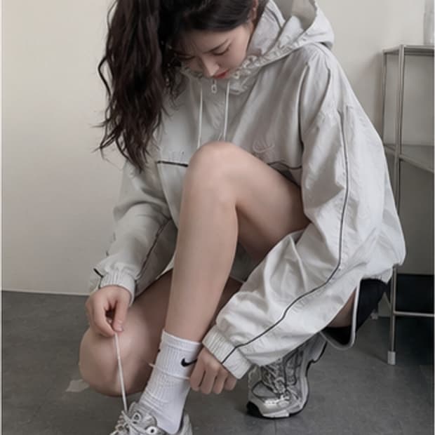 🩶🧥 나이키 클럽 애슬래틱 후디 자켓 라이트그레이 L