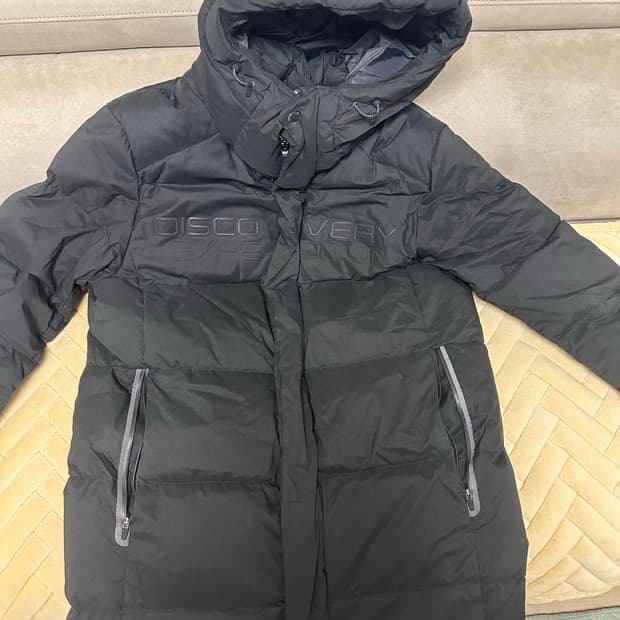 디스커버리 롱패딩 블랙 95