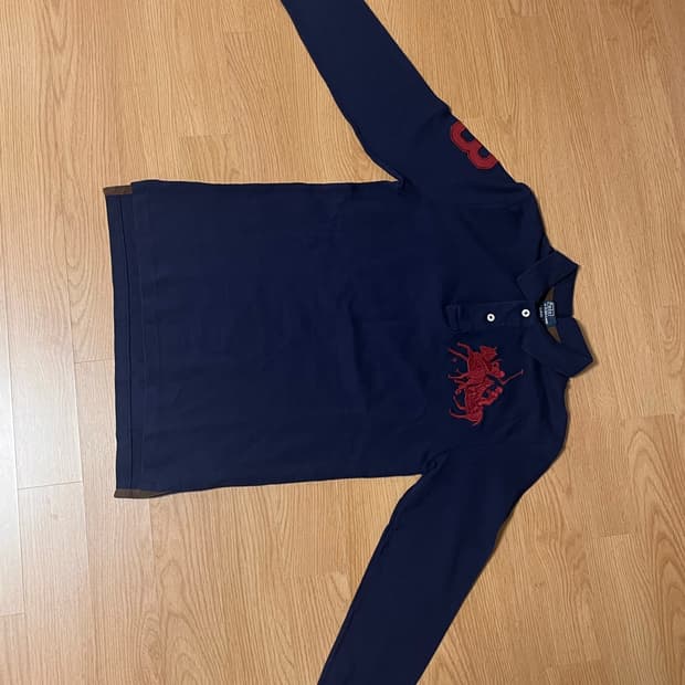 폴로 랄프로렌 빅포니 치프키프 롱슬리브 카라티 네이비