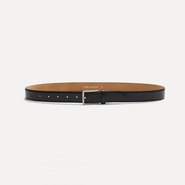 라베아카이브 Vann pin-buckle belt black 1사이즈