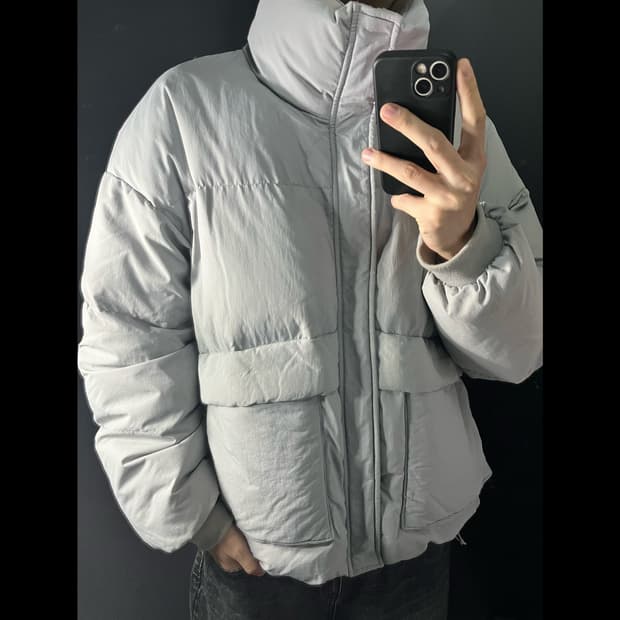 CGP 코드그라피 유틸리티 덕다운 숏 패딩