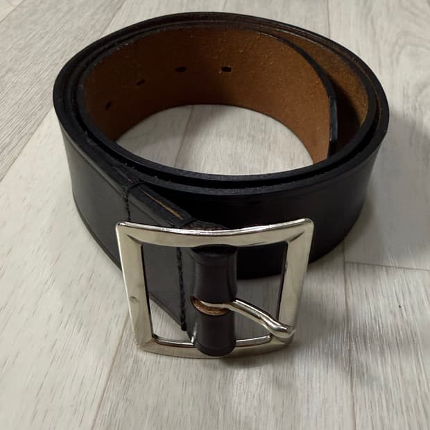 타임원클로딩 카우하이드 벨트