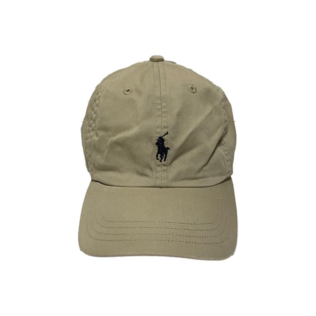 폴로 랄프로렌 베이지 볼캡 모자
