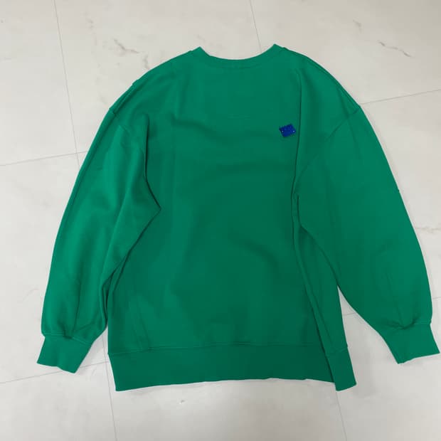 S-M 자라 x 아더에러 오버사이즈 스웨트셔츠 그린