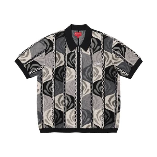 구매 슈프림 22ss 폴로 니트집업 구매