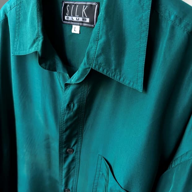 Light silk loose design shirt