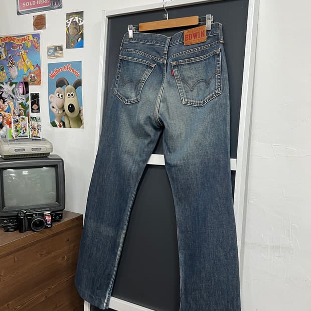 Japan Edwin 재팬 에드윈 진스 503 워싱 데님 팬츠