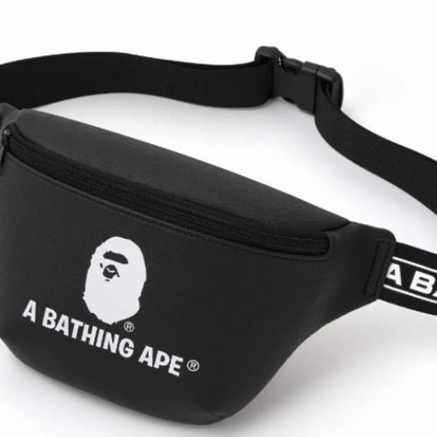 (수수료판매자부담)베이프 잡지부록 블랙 힙색