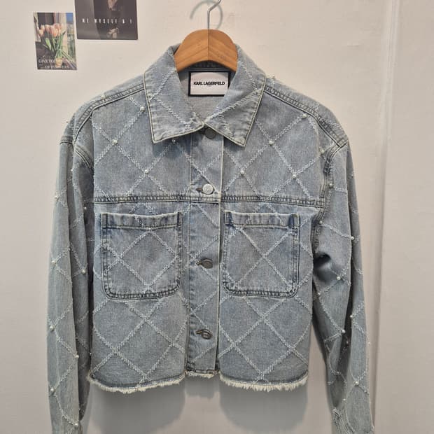 Karl Lagerfeld 데님 자켓 호칭 90 (66)
