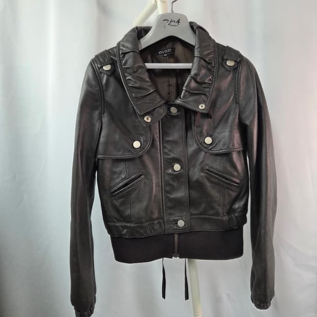 55/ Ana clef 양가죽 크롭 자켓 