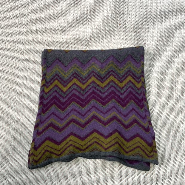 빈티지 에스닉 울 머플러 