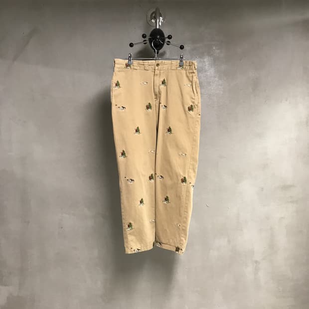 폴로 랄프로렌 멀티 자수 치노 팬츠 베이지 32/32 