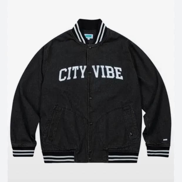 100) 마크엠 데님 바시티자켓 스타디움자켓 야구점퍼