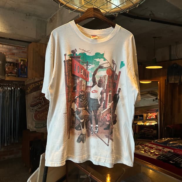 90s USA 빈티지 나이키 마이클조던 반팔 티셔츠