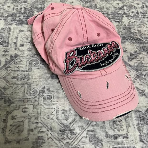 00's Buckaroo Pink Ball Cap