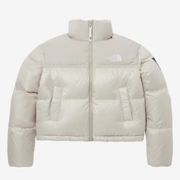 노스페이스 노벨티 화이트 라벨 노벨티 눕시 다운 자켓 크림 베이지