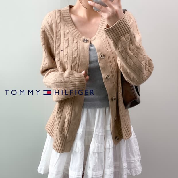 타미힐피거 가디건
