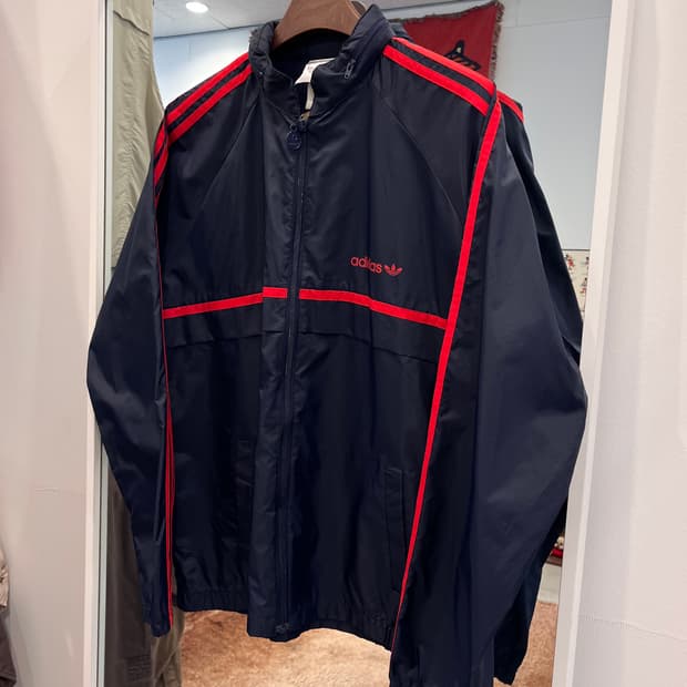 80s Adidas 아디다스 올드스쿨 후드 집업 자켓