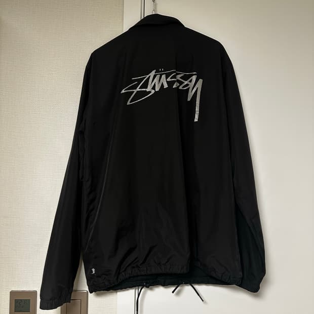 스투시 코치자켓 black L