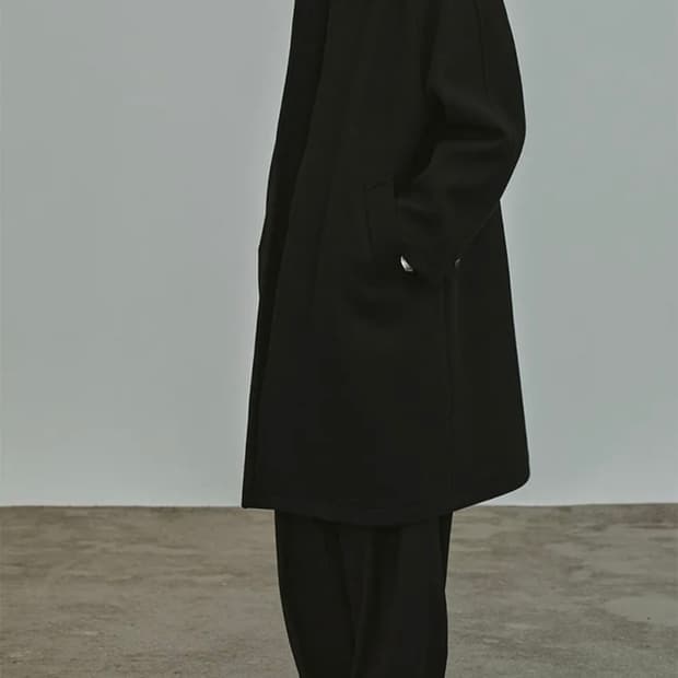 로드존그레이 울 발마칸 코트